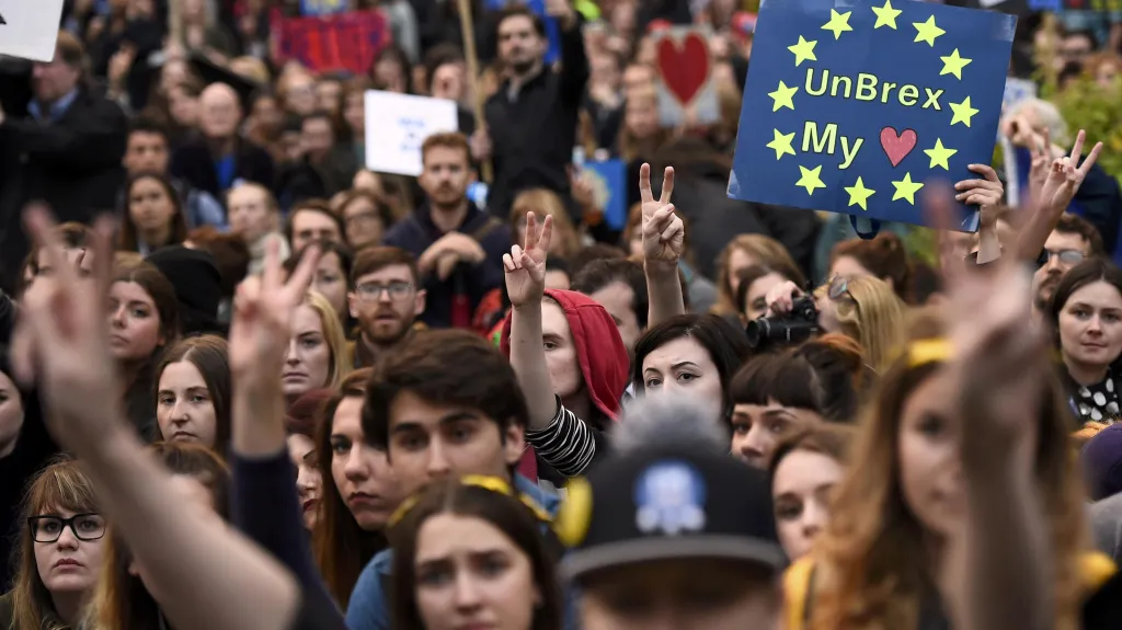 Odpůrci brexitu