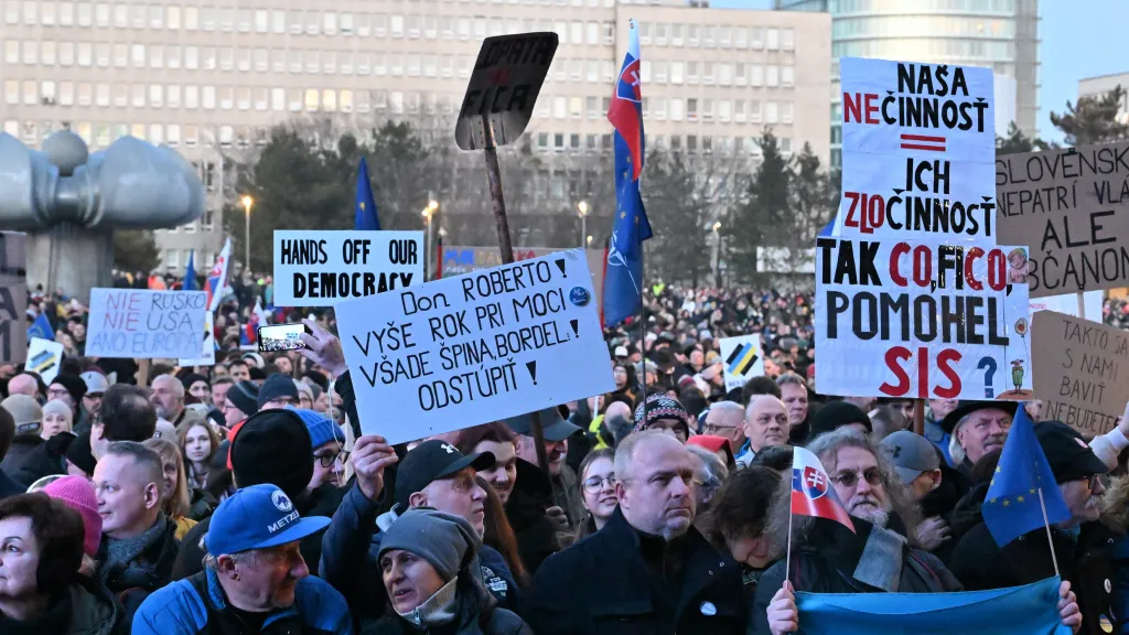 Demonstrace za proevropské směřování Slovenska, 24. ledna 2025