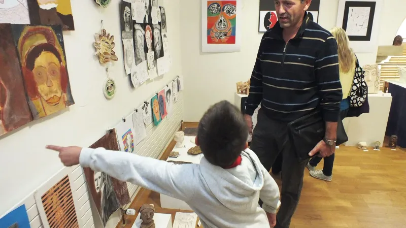 Z výstavy ZUŠ Boskovice