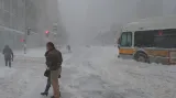 Sněhová nadílka komplikuje dopravu v Bostonu