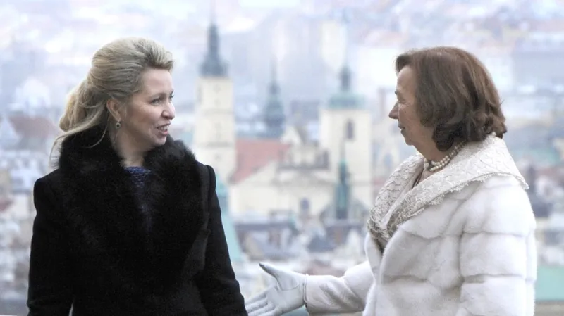 Livia Klausová a Světlana Medveděvová