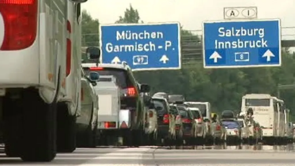 Zácpy na rakouských dálnicích