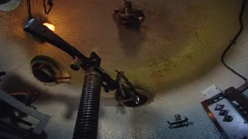 Interiér armádního bunkru