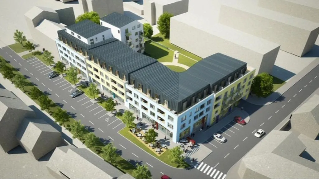 Nový komplex, který měl zaplnit Rosické náměstí