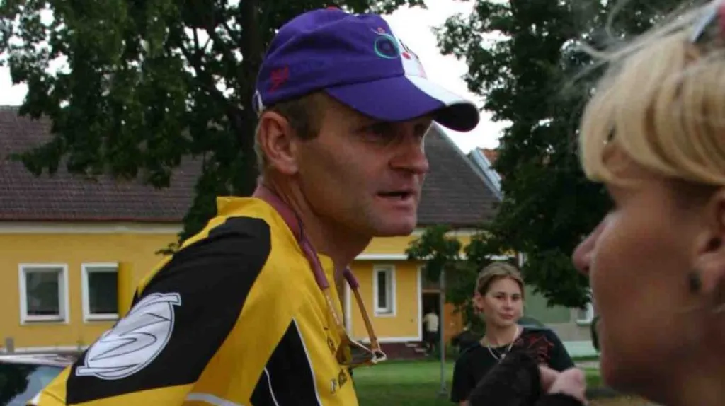Cyklista Vítězslav Novák