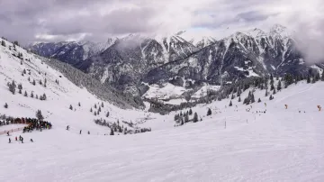 Sjezdovka v rakouském Bad Gasteinu