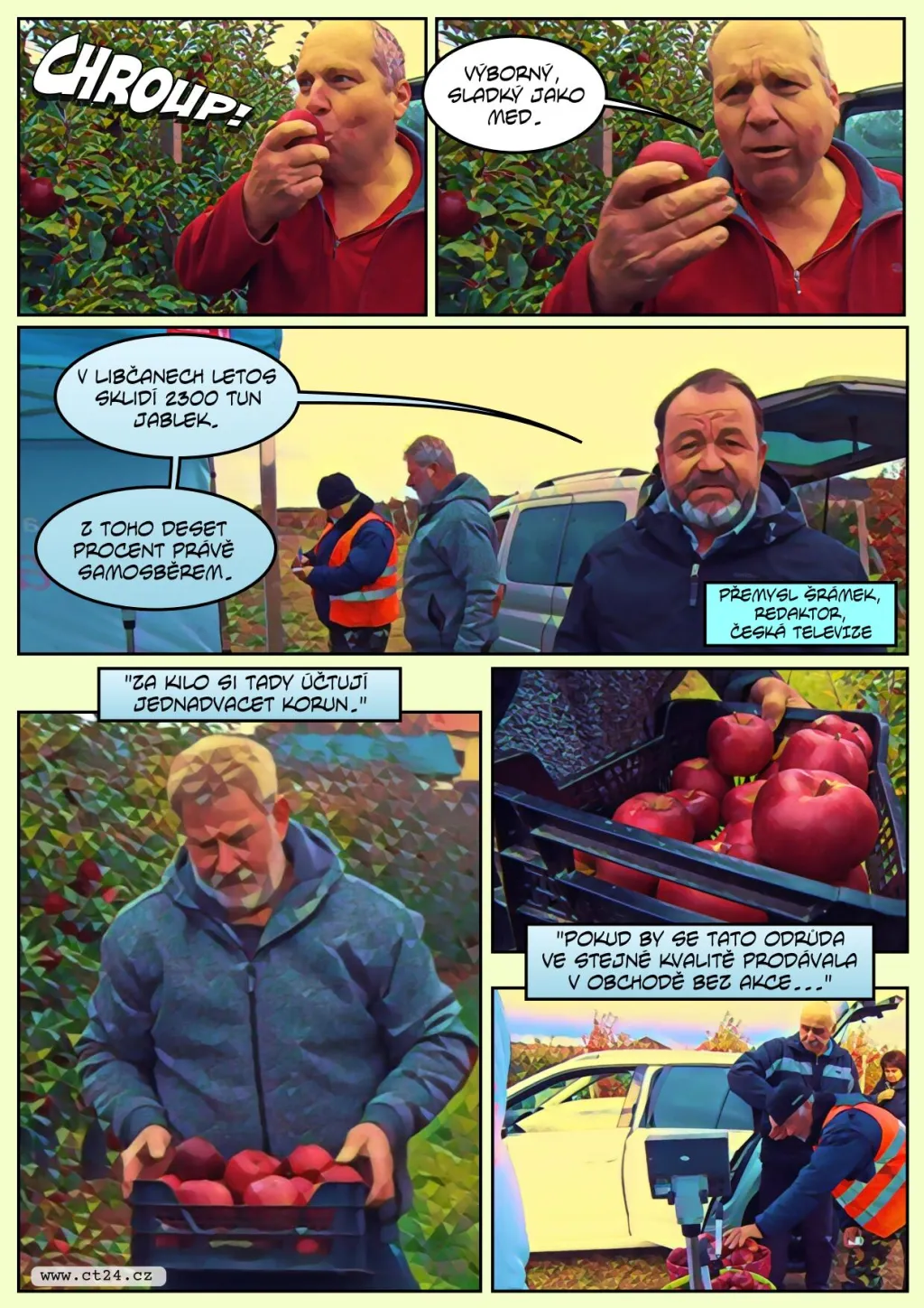 Sady lákají zákazníky na levný samosběr