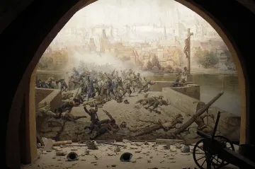 Švédi už zas bojují na Karlově mostě. Muzeum představí restaurovanou malbu