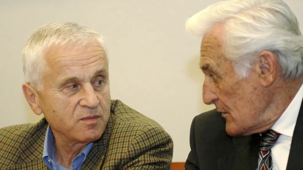 Josef Mašín a Milan Paumer na snímku z roku 2005