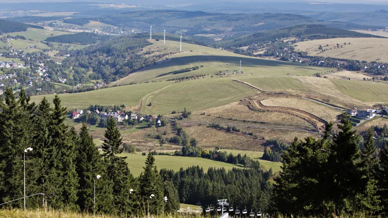 Loučná pod Klínovcem, jedno z nejmenších českých měst