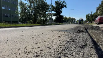 Oprava Dukelské ulice v Litovli