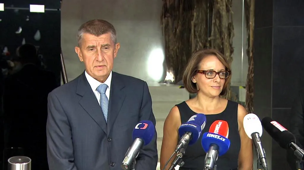 Andrej Babiš a Adriana Krnáčová