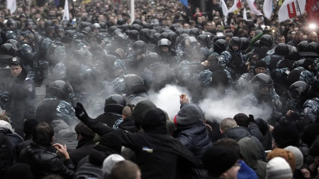 Protesty v Kyjevě