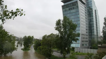 Povodně v Praze-Holešovicích