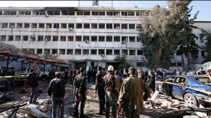 V Damašku explodoval autobus