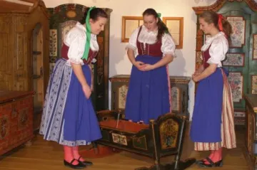 Folklorní soubor Špindleráček natáčel ve Vrchlabí