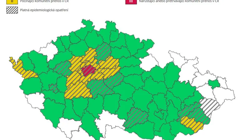 Aktuální epidemiologické situace v ČR