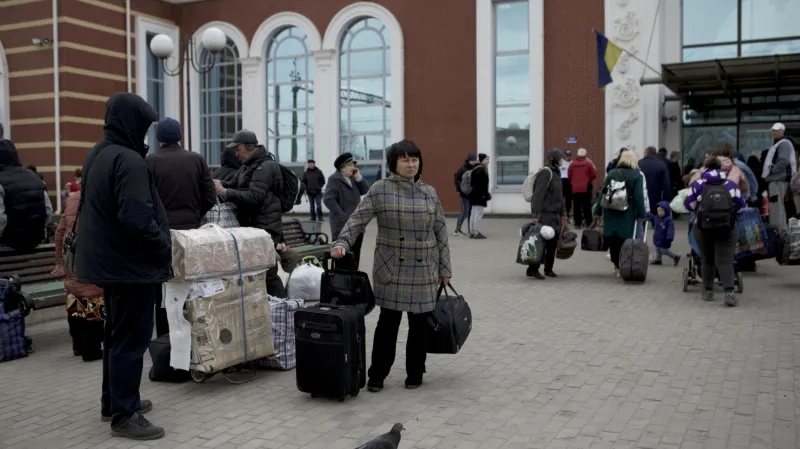 Evakuace obyvatel z Kramatorsku