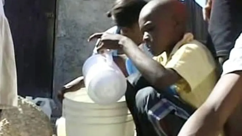 Poničené Haiti