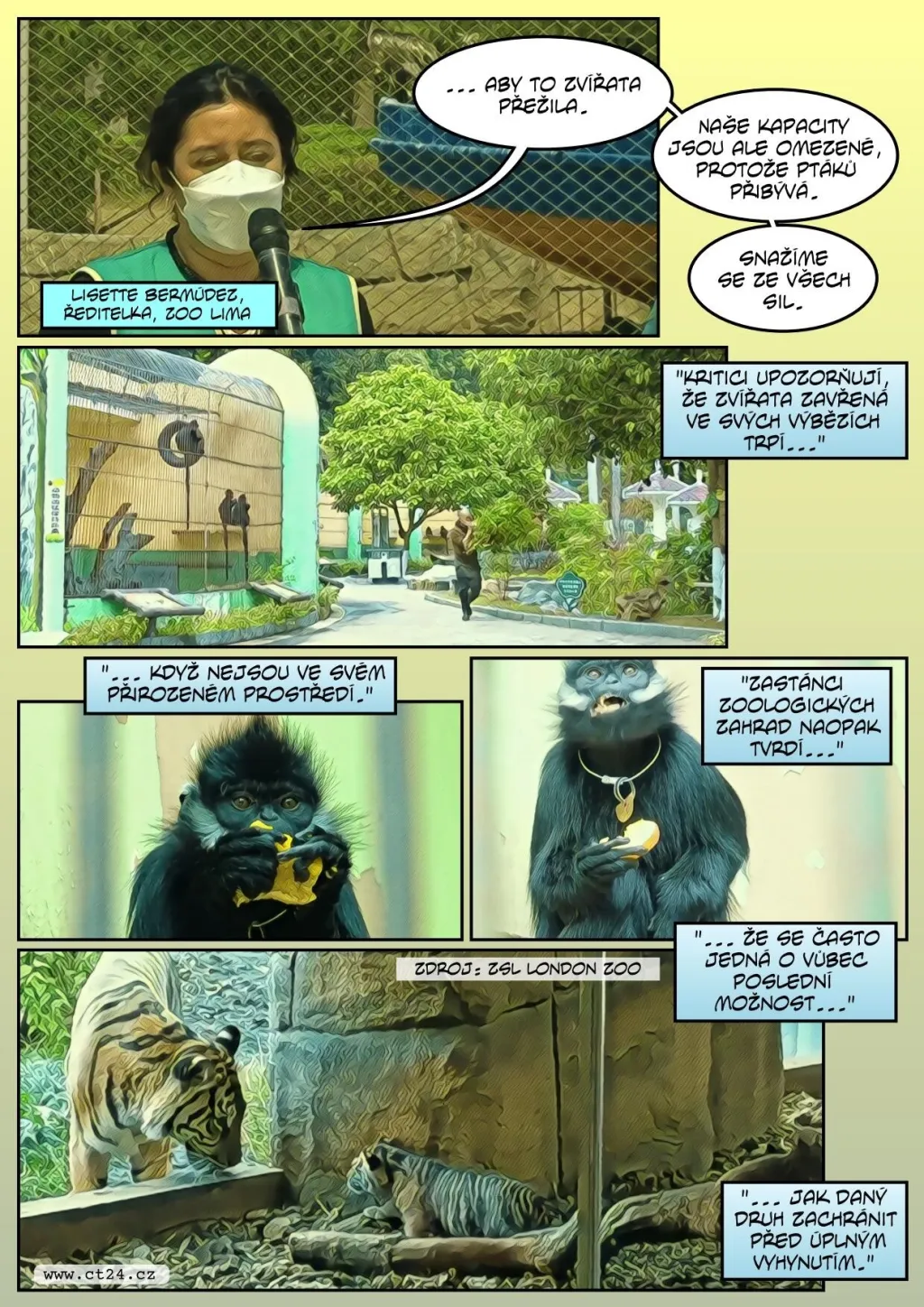 Zvířata v zoo žijí déle