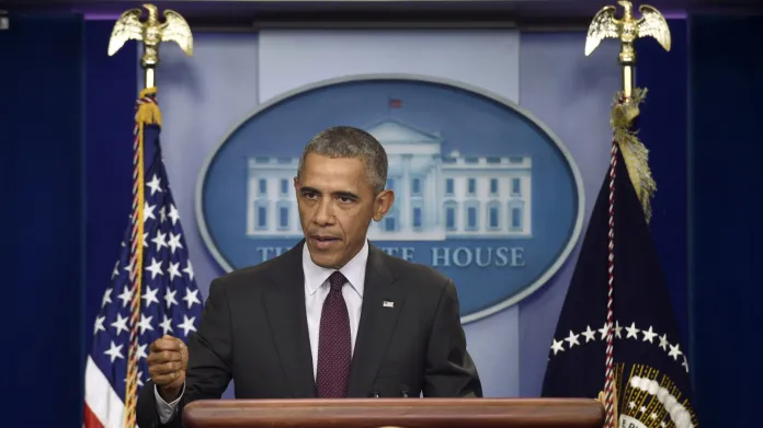 Americký prezident Barack Obama po střelbě na škole v  Oregonu