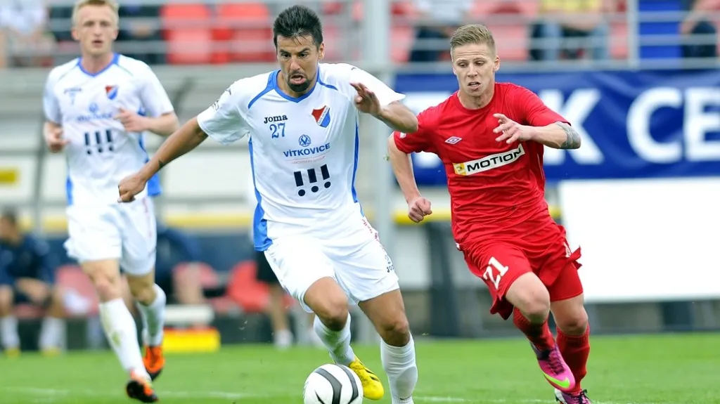 Milan Baroš v utkání Brno - Ostrava