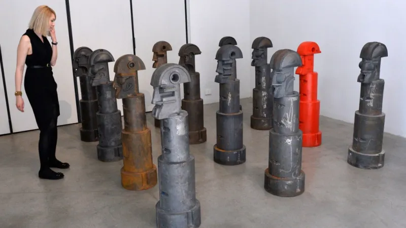 Výstava sochaře Karla Nepraše