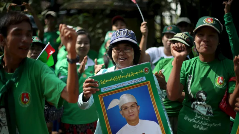 Podporovatelé vládnoucí USDP