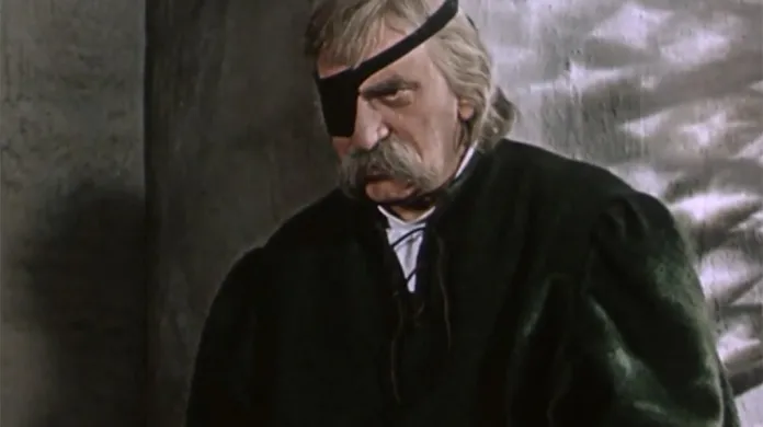 Zdeněk Štěpánek jako Jan Žižka (1955, režie: Otakar Vávra)
