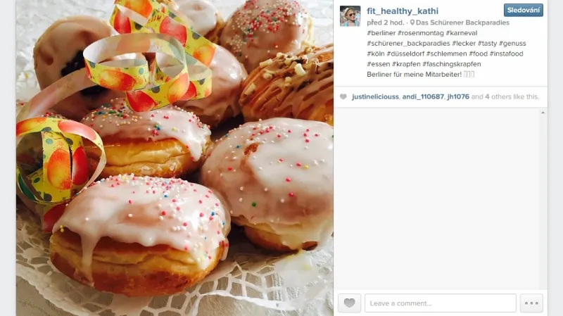 Masopustní koblížky - Düsseldorf