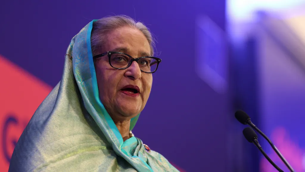 Bangladéšská premiérka šajch Hasína Vadžídová