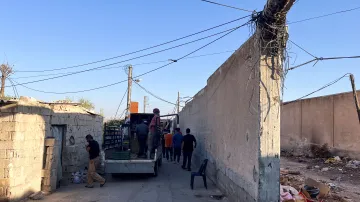 Vysídlení Alavité opouští svůj domov v syrském Damašku (ilustrační foto)