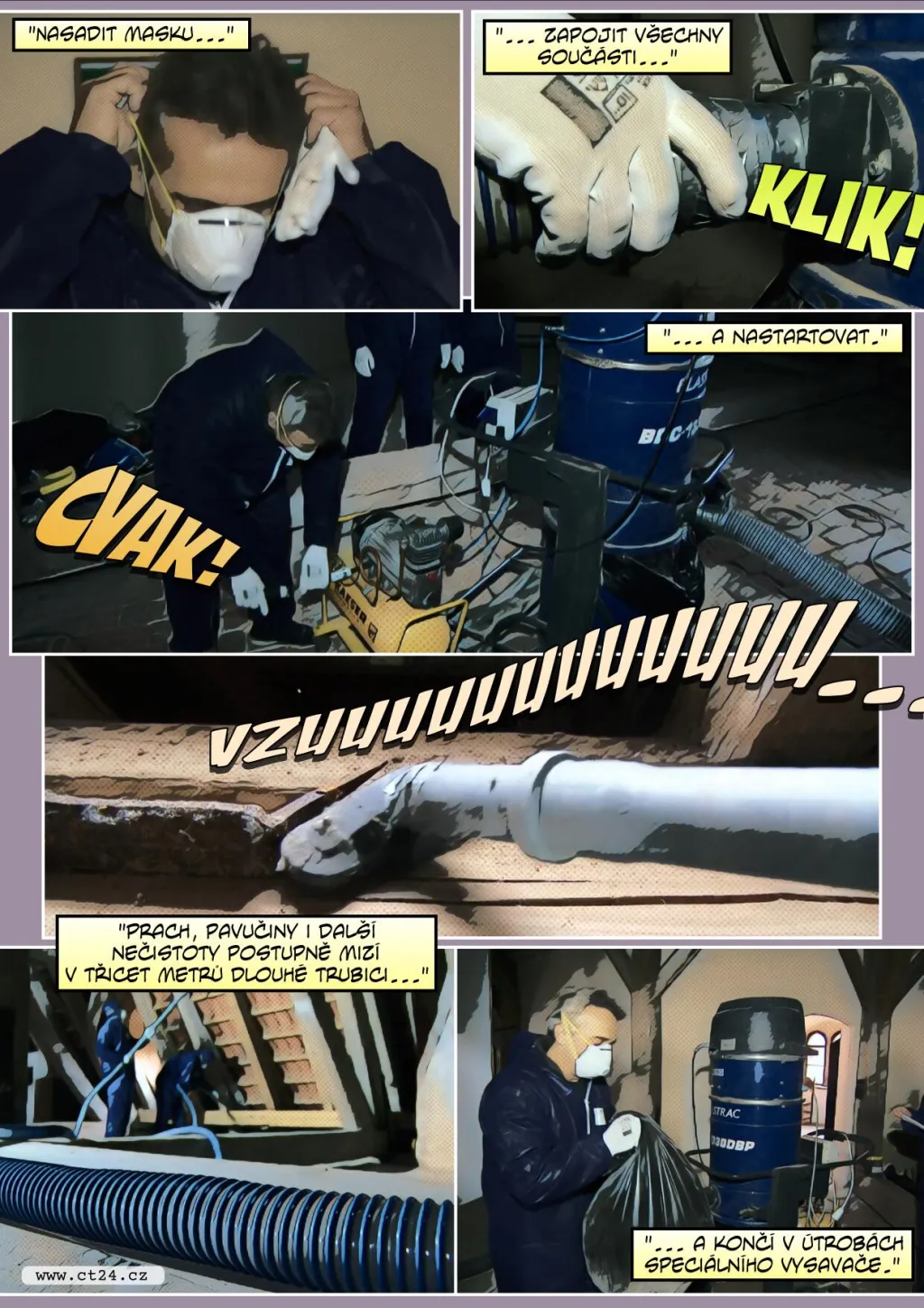 Hrady čeká podzimní úklid. Památkáři vysávají prach, aby předešli požárům