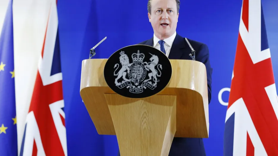Britský premiér David Cameron