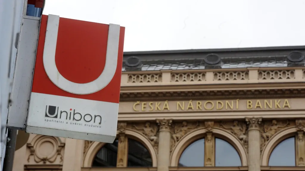 Pražská pobočka zkrachovalé záložny Unibon sousedí s ČNB