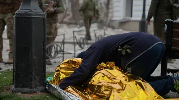 Následky ruského útoku na město Sumy