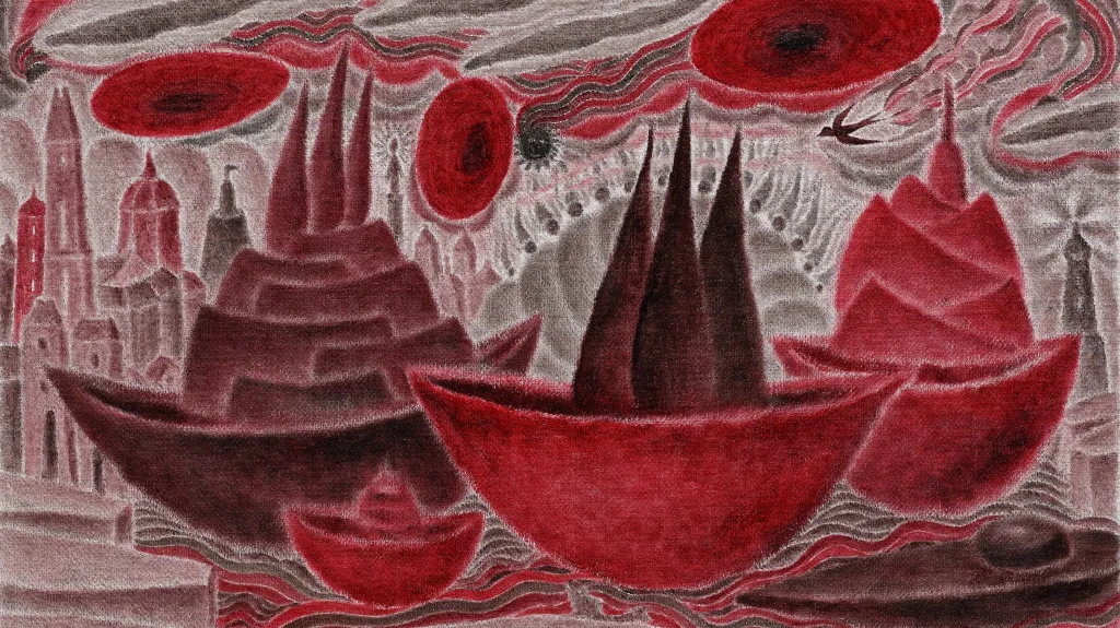 Ilustrace k pohádce Oscara Wildea Šťastný princ