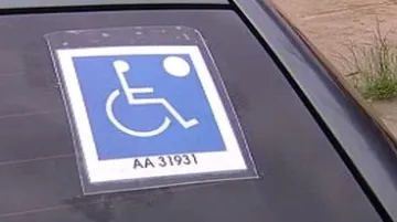 Označení vozu pro invalidy
