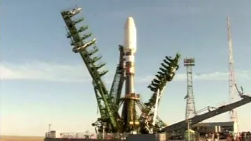 Raketa na kosmodromu Bajkonur