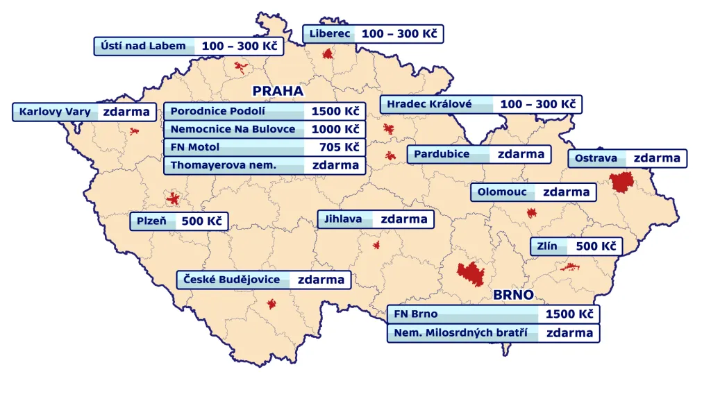 Zpoplatnění přítomnosti blízké osoby u porodu