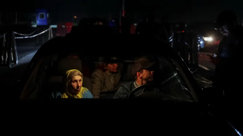 Lidé z Mariupolu dorazili do Záporoží
