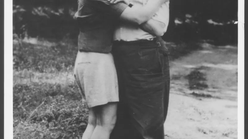 Karel Čapek a Olga Scheinpflugová na Strži