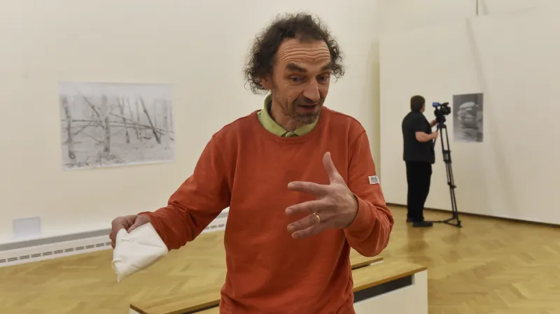 Michal Kalhous na výstavě Stary knedlik