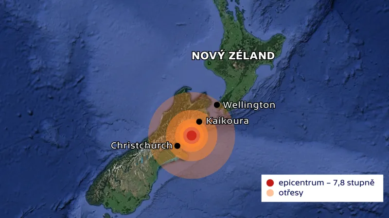 Zemětřesení na Novém Zélandu