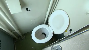 Toaleta ve vagonu ČD