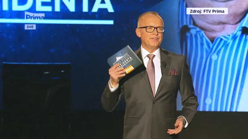 Moderátor předvolební debaty na Primě Karel Voříšek