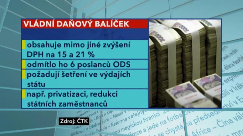 Vládní daňový balíček