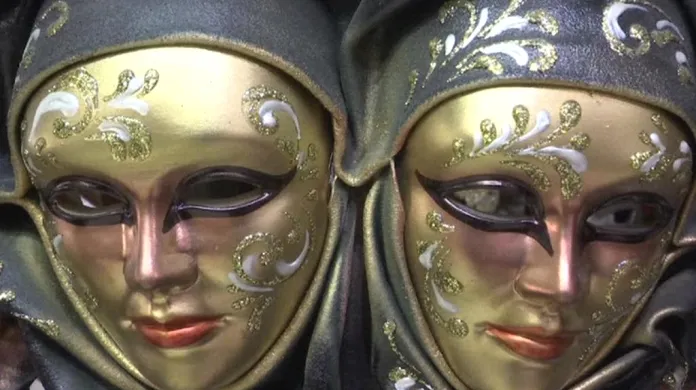 Masky připravené pro karneval