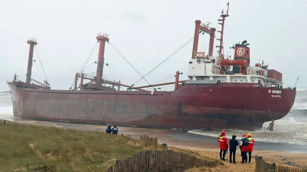 Ztroskotaná loď TK Bremen