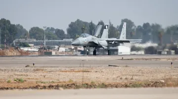 Izraelská stíhačka F-15, ilustrační foto